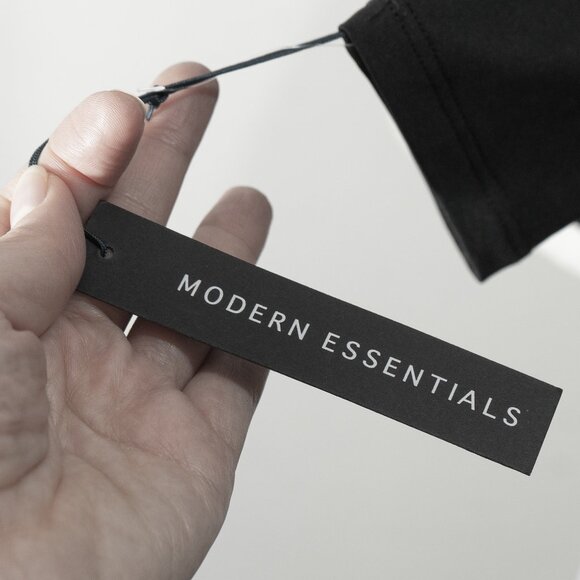 Tahari Square Neck Tee Modern Essentials Long Sleeve Whimsy Goth Princess Seam - Picture 11 of 12